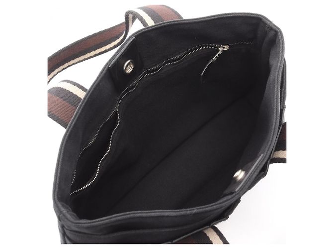 Hermès Troca Horizontal PM Tote Tasche Braun Schwarz - Ansicht 3
