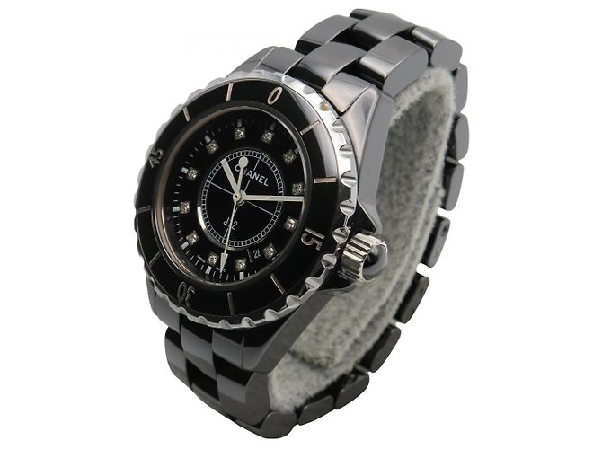 Chanel J12 12P Diamant Keramik Uhr - Ansicht 2