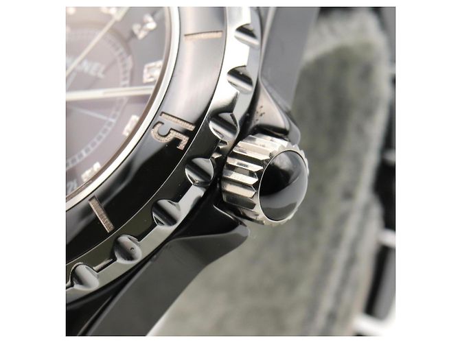 Chanel J12 12P Diamant Keramik Uhr - Ansicht 6