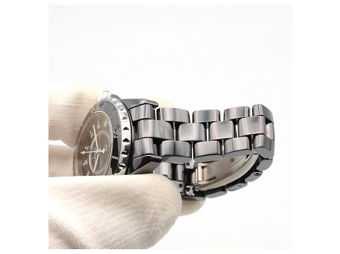 Chanel J12 12P Diamant Keramik Uhr - Ansicht 8