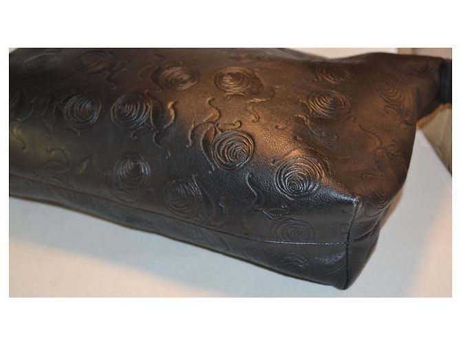 Pochette Gianni Versace in pelle nera Nero - vista 4