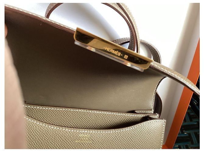 Hermès Constance 18 Etoupe Grau - Ansicht 3