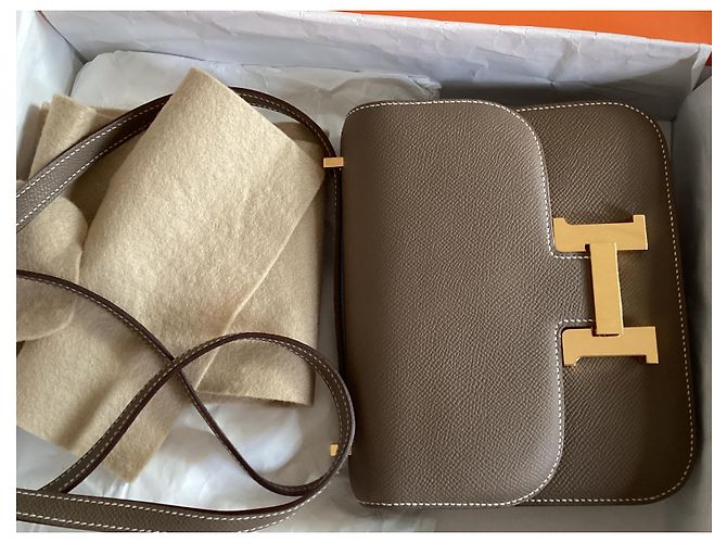 Hermès Constance 18 Etoupe Grau - Ansicht 4