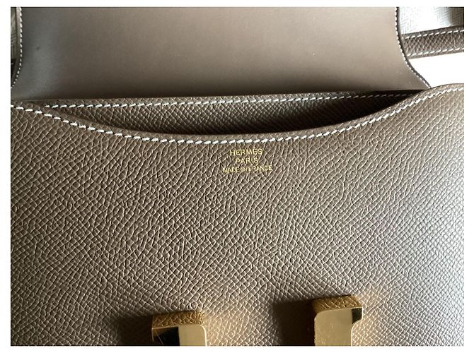 Hermès Constance 18 Etoupe Grau - Ansicht 5