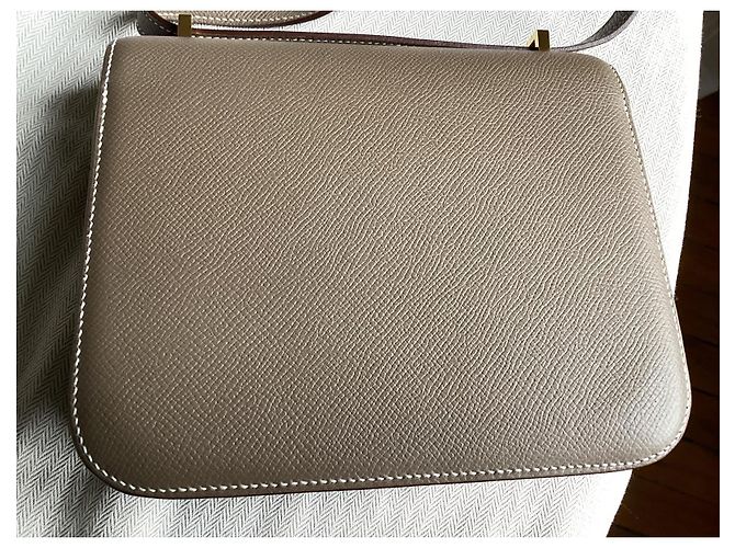 Hermès Constance 18 Etoupe Grau - Ansicht 6