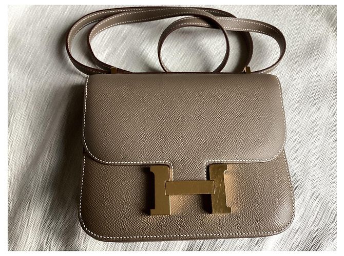 Hermès Constance 18 Etoupe Grau - Ansicht 9