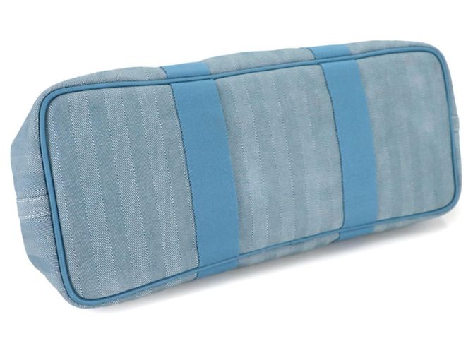 Borsa Hermès Valparaiso MM Blu - vista 5