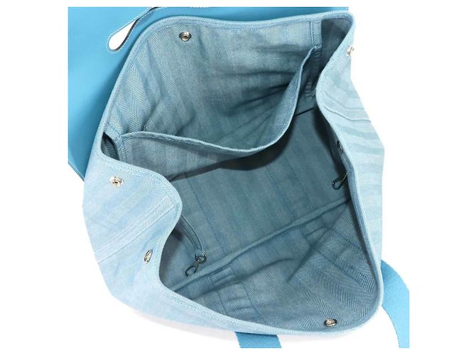 Borsa Hermès Valparaiso MM Blu - vista 7