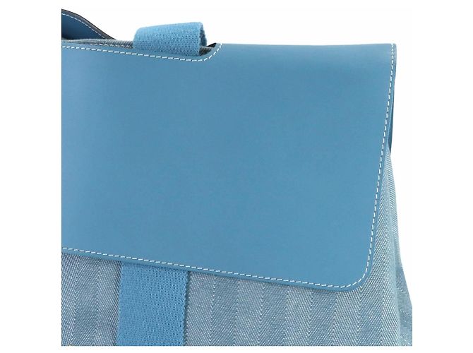 Borsa Hermès Valparaiso MM Blu - vista 9