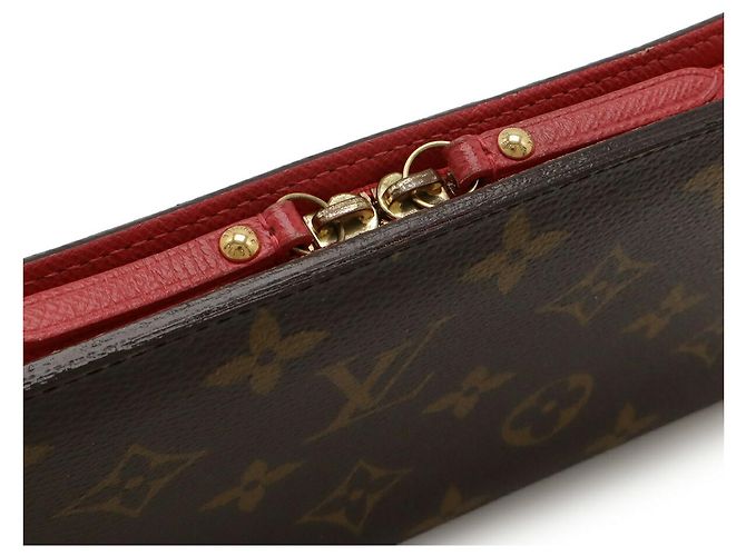 Portafoglio Lungo Rotondo Monogram Ansolite Louis Vuitton in Rosa Pop - vista 5