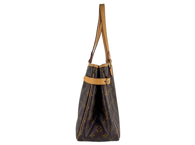 Borsa Batignolles Horizontal Monogramma Louis Vuitton Marrone - vista 2