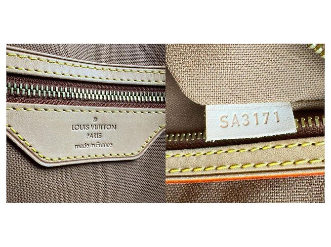 Borsa Batignolles Horizontal Monogramma Louis Vuitton Marrone - vista 5