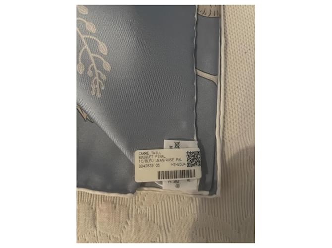 Constance Hermès Seidentuch Grau 90x90 - Ansicht 2