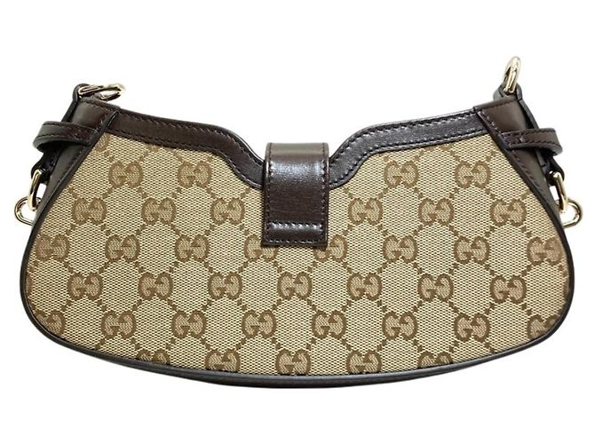 Borsa a Spalla Moonside di Gucci Beige - vista 2