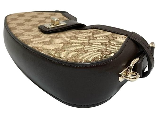 Borsa a Spalla Moonside di Gucci Beige - vista 3