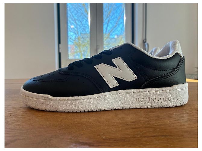 Sneakers New Balance BB80BLK Nero e Bianco - vista 11