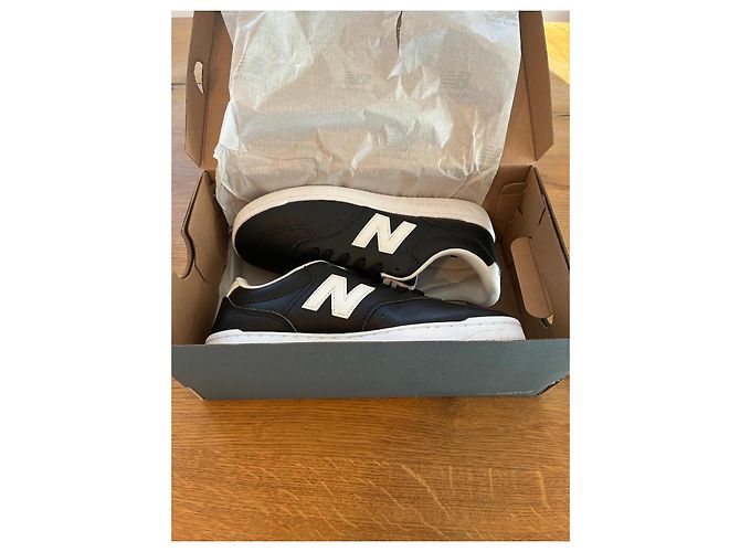Sneakers New Balance BB80BLK Nero e Bianco - vista 2