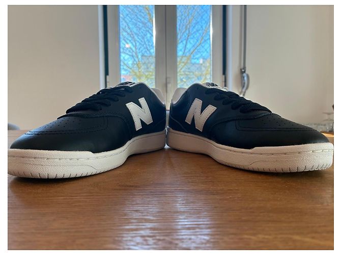 Sneakers New Balance BB80BLK Nero e Bianco - vista 5