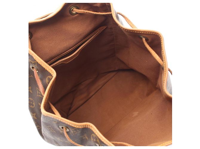 Zaino/borsa Montsouris GM di Louis Vuitton Marrone - vista 3