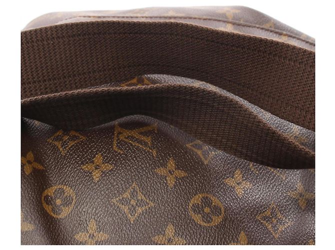 Zaino/borsa Montsouris GM di Louis Vuitton Marrone - vista 8