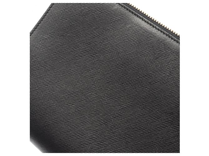 Borsa a spalla in pelle nera Gancini di Salvatore Ferragamo Nero - vista 6