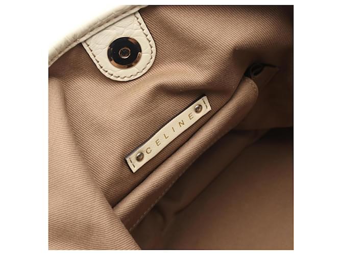 Céline Borsa Tote Macadam Celine Beige Crudo - vista 4