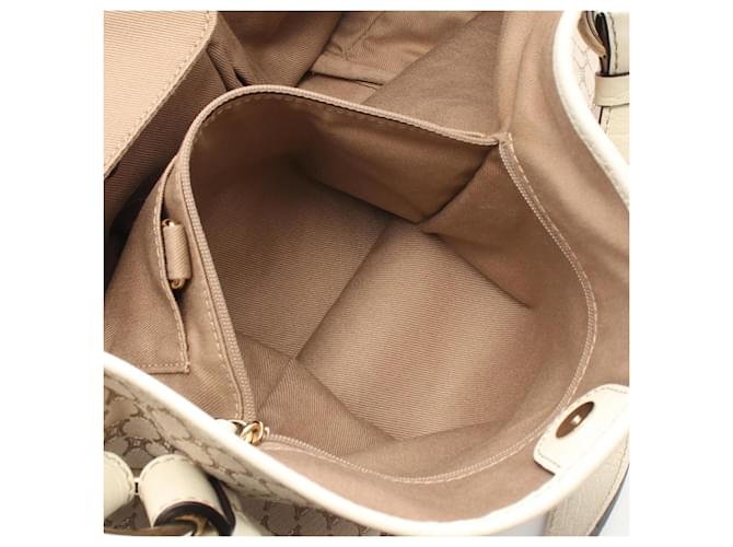 Céline Borsa Tote Macadam Celine Beige Crudo - vista 8