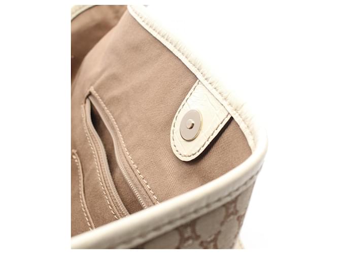 Céline Borsa Tote Macadam Celine Beige Crudo - vista 9