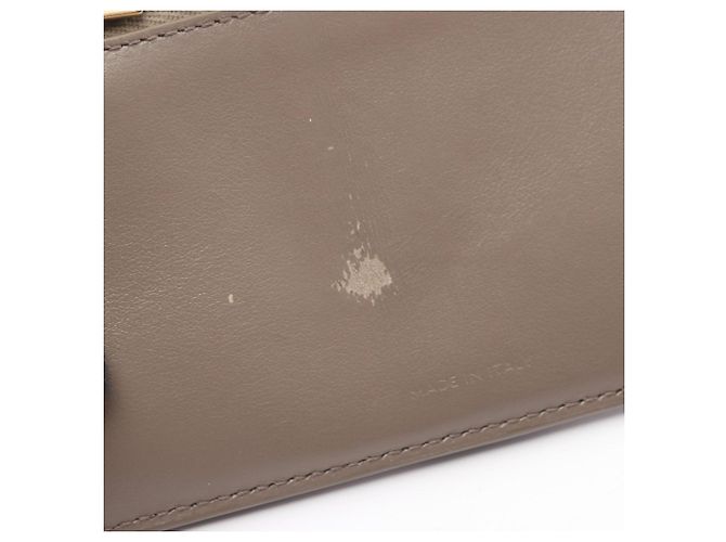 Céline Celine Mittelgurt Brieftasche Braun Blau - Ansicht 10