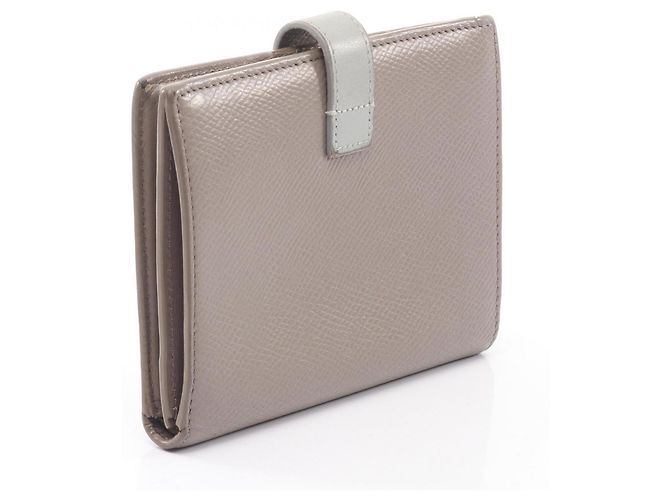 Céline Celine Mittelgurt Brieftasche Braun Blau - Ansicht 2
