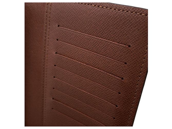 Brazza Portafoglio Lungo Monogram Louis Vuitton Marrone - vista 8