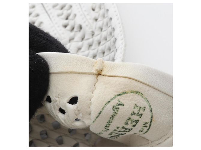 Luvas de couro brancas Hermès Branco - vista 6