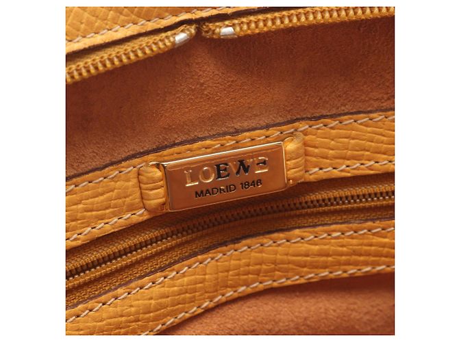 Loewe Gelbe Leder Tragetasche - Ansicht 4