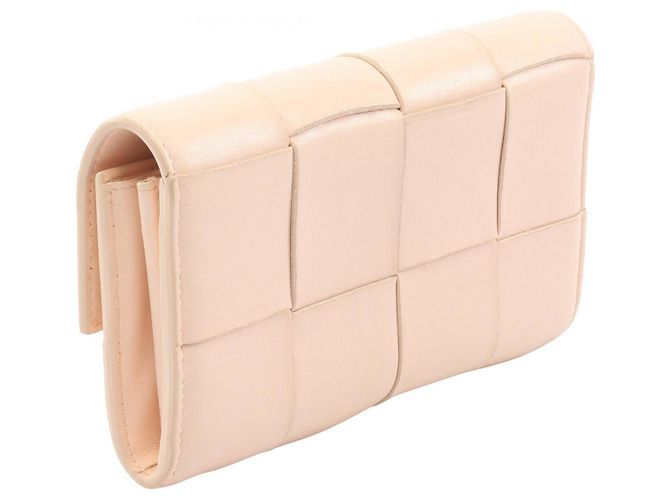 Cartera larga Intrecciato rosa Bottega Veneta - vista 2