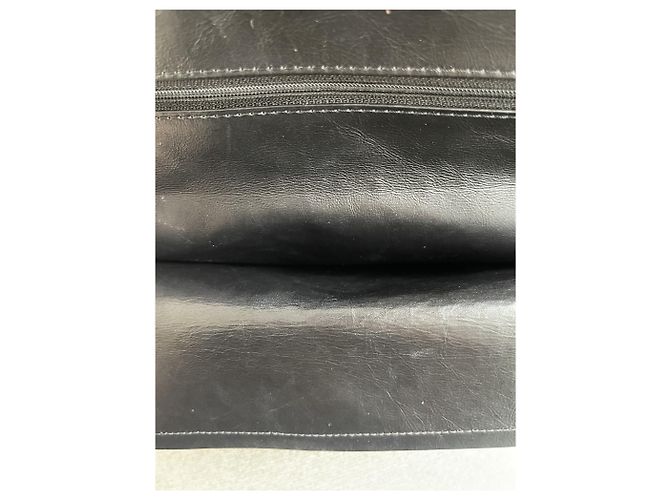 Borsa Chanel 2.55 in pelle nera media Nero - vista 7
