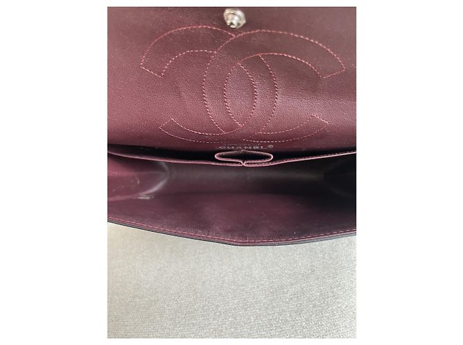 Borsa Chanel 2.55 in pelle nera media Nero - vista 8