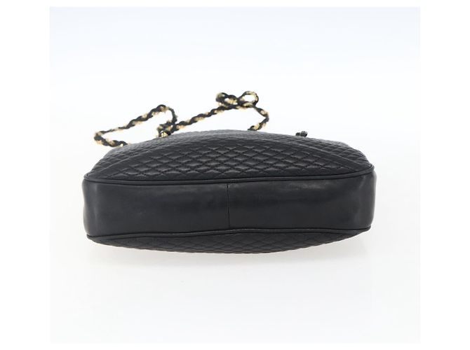 BALLY Borsa a Spalla a Catena Pelle Oro Nero Auth BA10264 D'oro - vista 5