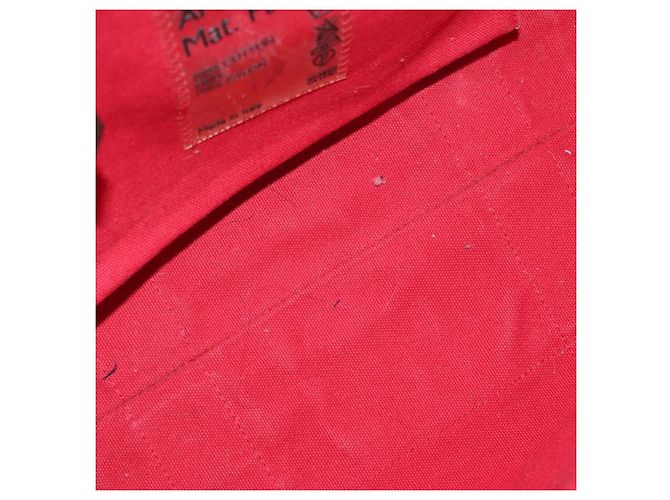 PRADA Sport Tote Bag aus rotem Canvas Auth 170399 - Ansicht 10