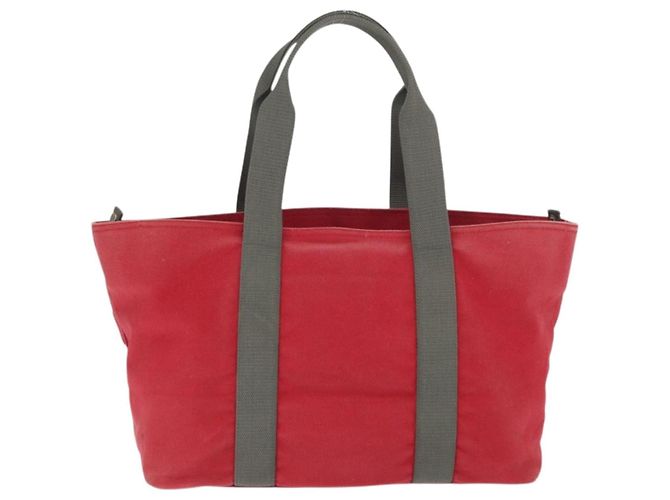 PRADA Sport Tote Bag aus rotem Canvas Auth 170399 - Ansicht 2