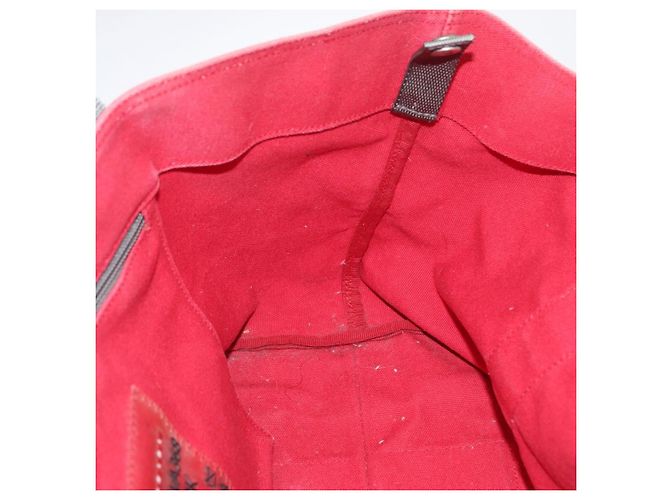 PRADA Sport Tote Bag aus rotem Canvas Auth 170399 - Ansicht 20