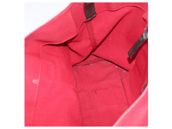 PRADA Sport Tote Bag aus rotem Canvas Auth 170399 - Ansicht 21
