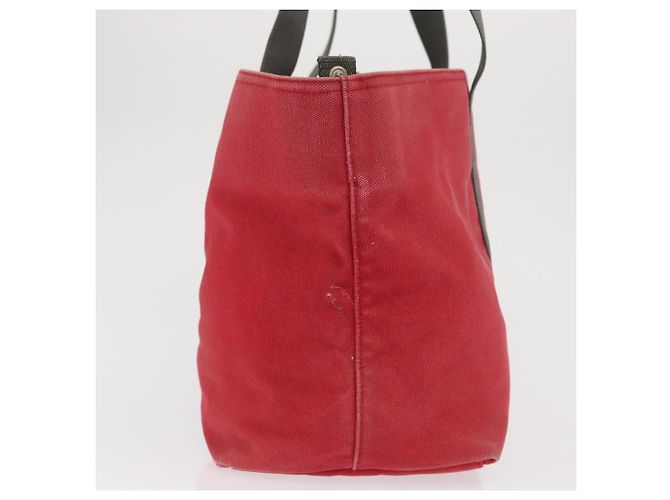 PRADA Sport Tote Bag aus rotem Canvas Auth 170399 - Ansicht 5