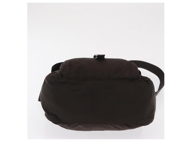 Borsa a Spalla PRADA in Nylon Marrone Argento Autentica ep13123 - vista 5