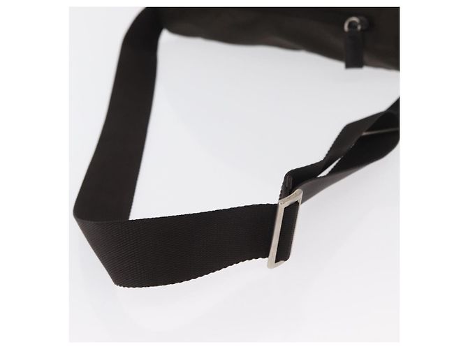 Borsa a Spalla PRADA in Nylon Marrone Argento Autentica ep13123 - vista 7