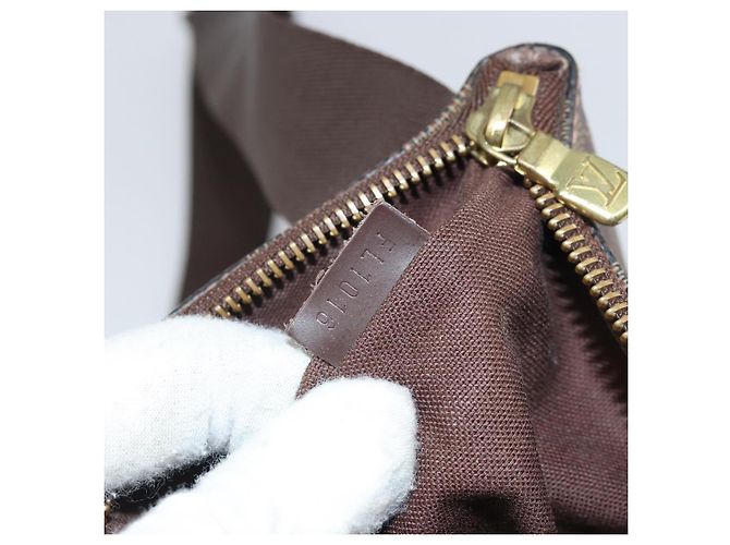 LOUIS VUITTON Pochette Merwiel in Damier Ebene Borsa a Spalla N51127 LV Auth BA10021 - vista 12