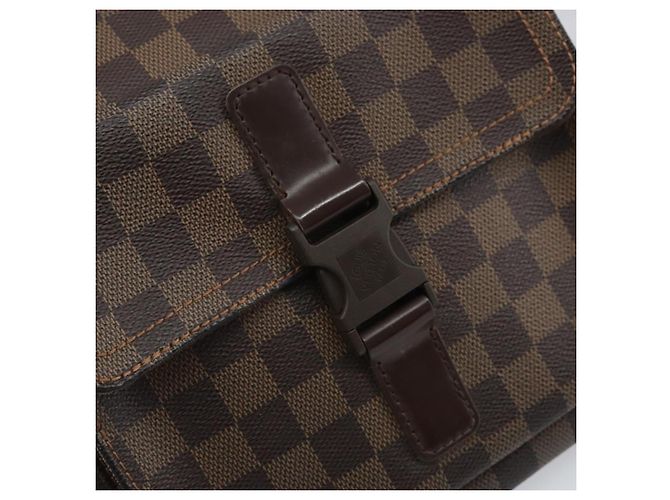 LOUIS VUITTON Pochette Merwiel in Damier Ebene Borsa a Spalla N51127 LV Auth BA10021 - vista 18
