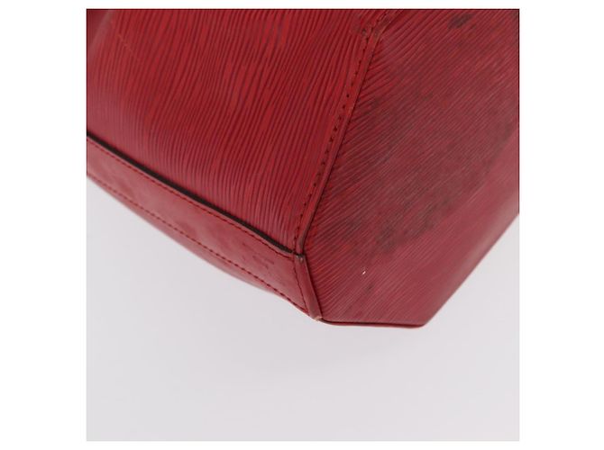 LOUIS VUITTON Epi Sac Depaule GM Borsa a Spalla Rossa M80197 LV Auth 166432 Rosso - vista 14