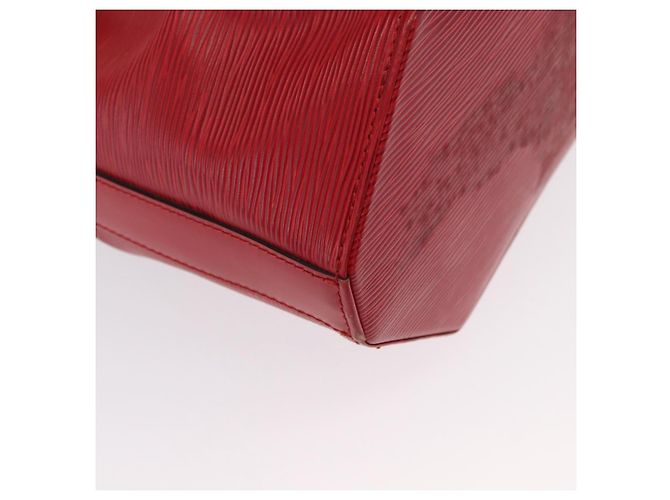 LOUIS VUITTON Epi Sac Depaule GM Borsa a Spalla Rossa M80197 LV Auth 166432 Rosso - vista 16