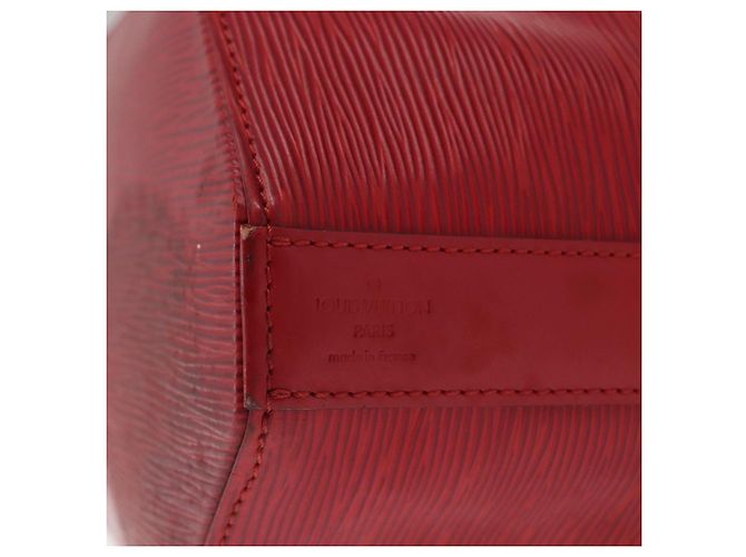 LOUIS VUITTON Epi Sac Depaule GM Borsa a Spalla Rossa M80197 LV Auth 166432 Rosso - vista 18