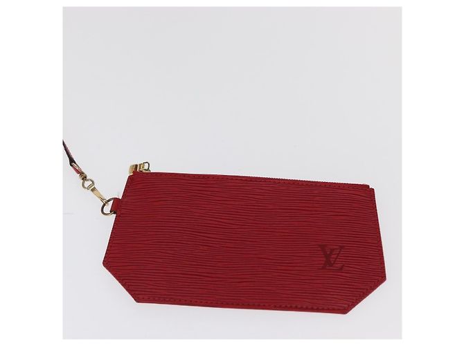 LOUIS VUITTON Epi Sac Depaule GM Borsa a Spalla Rossa M80197 LV Auth 166432 Rosso - vista 21